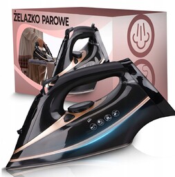 Żelazko Parowe 8W1 Duża Moc 2600W Ceramiczna Powłoka