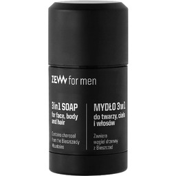 ZEW for men Mydło naturalne 3w1 do twarzy,