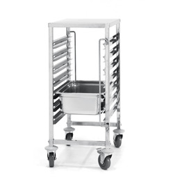 Wózek do transportu pojemników 7xGN 1/1 z blatem