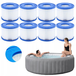 8x Filtr do pompy basenu Jacuzzi Lay