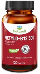 NATURELL Metylo B-12 500 g, 120 tabletek