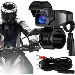 Ładowarka Motocyklowa Kewig USB-C 36W, Szybkie Ładowanie QC,