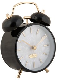 Karlsson 6009BK budzik design czarny, średnica 12cm