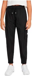 Nike Dziewczęce G NSW Woven Cargo Pants, czarny/biały,