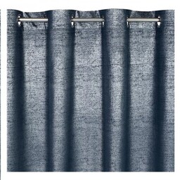 EUROFIRANY Zasłona Ambi 140 x 250 cm Granatowo-srebrny