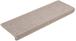 Profeos Prostokątne ciemnoszare nakładki na schody 15 sztuk