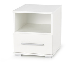 Szafka nocna biała wysoki połysk 40 cm Lima