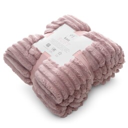 Eurofirany Koc narzuta 170x210 Soft pudrowy różowy