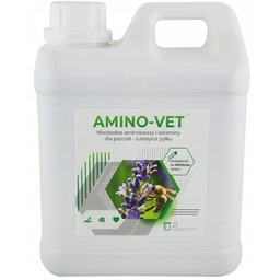 Amino-Vet Aminokwasy Witaminy dla Pszczół Substytut Pyłku 2L