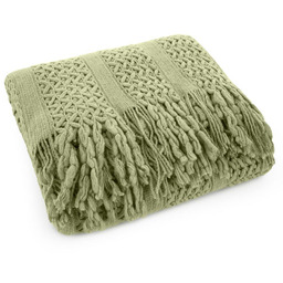 Koc 130 x 170 Akrylowy Akryl1 J. Zieleń