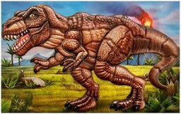 SAMOPRZYLEPNE PUZZLE DO SKŁADANIA DINOZAUR 1