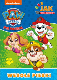 Psi Patrol Jak malowane 2 Wesołe pieski