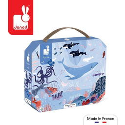 Janod, puzzle, w walizce, Ocean arktyczny, 100 el.
