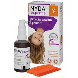 Wyrób medyczny, NYDA EXPRESS aerozol 50 ml przeciw