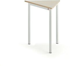 Biurko BORÅS TRIANGEL, 700x600x720 mm, brzoza laminat, biały