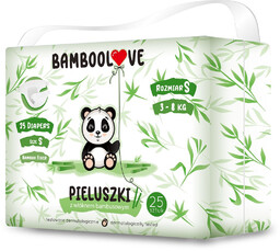 Bamboolove Pieluchy z włóknem bambusowym rozmiar (S) 3
