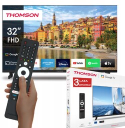 Telewizor 32" LCD Full Hd asystent Smart Google