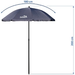 Cattara Parasol składany Terst, śr. 180 cm