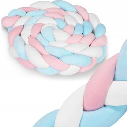 Otulacz do łóżeczka Ricokids 3m niebiesko-różowy Ricokids