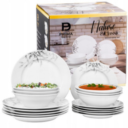 Serwis Obiadowy Zestaw Talerzy Na 12 Osób Komplet
