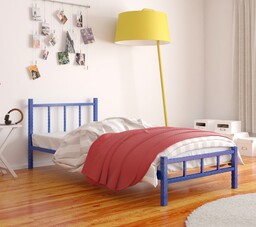 Łóżko młodzieżowe 90x200 wzór 17, polskie łóżko metalowe