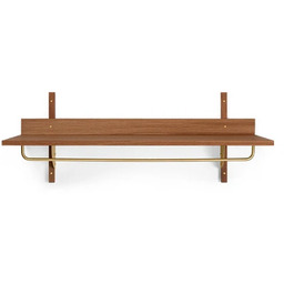 ferm LIVING - Sector Półka Smoked Oak/Brass