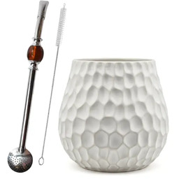 Zestaw Yerba Mate Premium Białe Matero "Plaster Miodu"