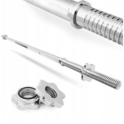 Gryf stalowy pełny odlew prosty 218cm 30mm chromowany