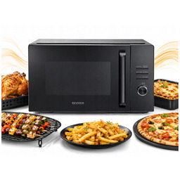 Severin Mikrofalówka Grill Termoobieg 240°C Frytkownica 900W XXL