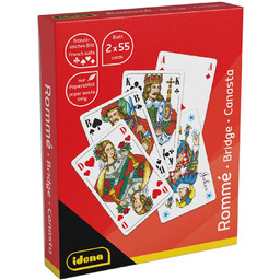 Idena 40384 - Karty do remika, kanasty