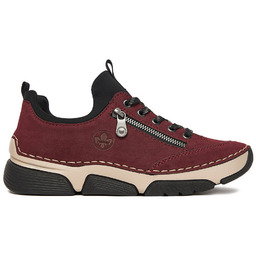Sneakersy Rieker 45973-36 Bordowy