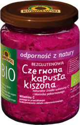 Kowalewski Kapusta kiszona czerwona bezglutenowa 400 g (EKO)