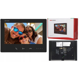 Panel Wewnętrzny Hikvision DS-KH7300EY-WTE2/Black /Monitor Wideodomofonu 7"
