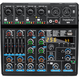 Mikser Studyjny Audio Depusheng M6 Kontroler Dj Bluetooth