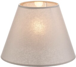 Klosz Sofia wysokość 21 cm, szary/biały Duolla, aluminiowy