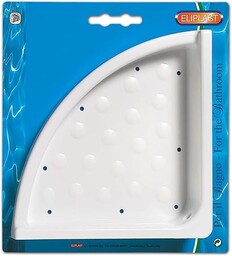 Home Narożnik prysznicowy, tworzywo sztuczne, biały, 20 x
