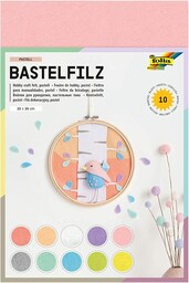 folia 520495 - pastelowy filc do majsterkowania, delikatna