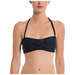 górna część BENCH - Twist Bandeau Top Black