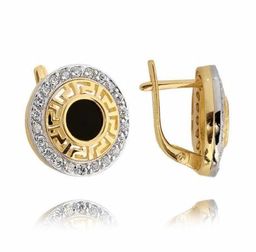 Złote kolczyki N325K