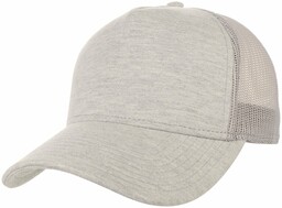 Czapka Dżersej Trucker, jasnoszary, One Size