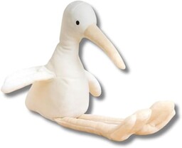 LA PELUCHERIE - Pluszowa przytulanka bociana 40 cm