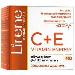 Lirene C+E VITAMIN ENERGY Odżywczy krem głęboko nawilżający