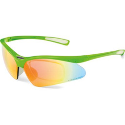 KROSS Okulary rowerowe DX-Optic 2 T4COK000014GRWH Zielono-biały