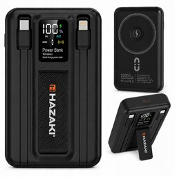 Powerbank Indukcyjny Magnetyczny 10000mAh Hazaki 22,5W Do MagSafe