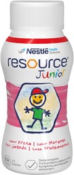 Resource Junior smak truskawkowy, 4 x 200 ml
