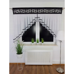 Firana Z Panelem Ażurowym Panel Ażurowy Do Salonu