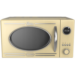 Kuchenka Mikrofalowa Grill Mikrofalówka Retro 1150W 20L Kremowa