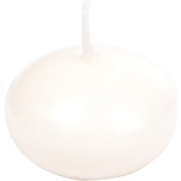 homea 6bgd009ec 10 sztuk pływających świec parafinowych ecru