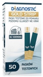 Paski Testowe Do Glukometru Diagnostic Gold 50Szt.