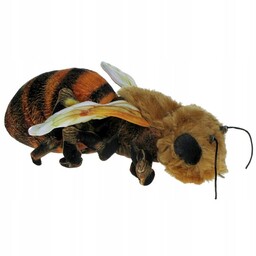 Barwne pluszowe ZOO: Maskotka Pszczoła miodna 37cm (900127)